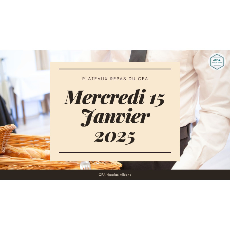 Mercredi 15 Janvier 2025