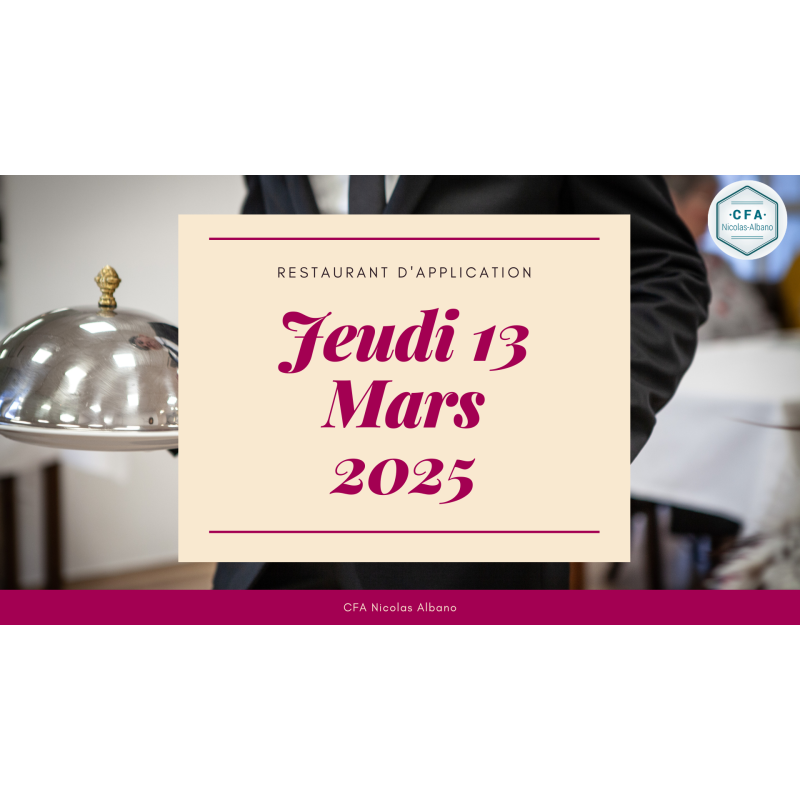 Jeudi 13 Mars 2025